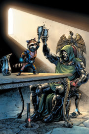 DOCTOR DOOM & ROCKET RACCOON #1 GARY FRANK VIRGIN VARIANT 