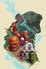 GODZILLA VS. THOR #1 E.M. GIST RATIO VIRGIN 2ND PRINTING VARIANT 