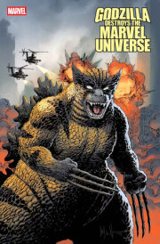 GODZILLA DESTROYS THE MARVEL UNIVERSE #4 DAVE WACHTER MARVELZED WOLVERINE-ZILLA VARIANT 
