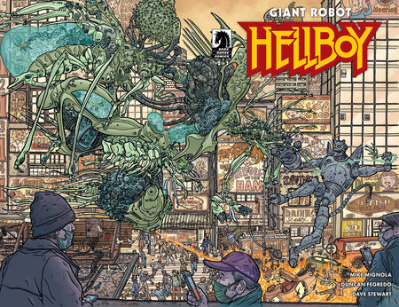 Giant Robot Hellboy #2 (CVR B) (Wraparound) (Geof Darrow)