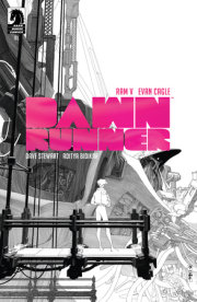 Dawnrunner #1 (CVR D) (1:25) (Foil) (black & white) (Evan Cagle)