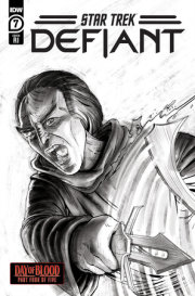 Star Trek: Defiant #7 Variant RI (10) (Ward B&W) 