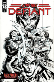 Star Trek: Defiant #7 Variant RI (100) (Hitch B&W) 