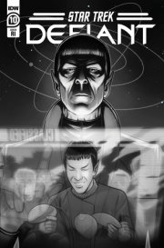 Star Trek: Defiant #10 Variant RI (10) (Feehan B&W) 