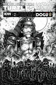 Teenage Mutant Ninja Turtles/Usagi Yojimbo: WhereWhen #2 Variant RI (100) (Eastman B&W) 