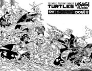 Teenage Mutant Ninja Turtles/Usagi Yojimbo: WhereWhen #3 Variant RI (25) (Sakai B&W) 