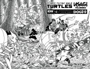 Teenage Mutant Ninja Turtles/Usagi Yojimbo: WhereWhen #4 Variant RI (25) (Sakai B&W) 