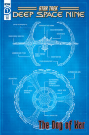 Star Trek: Deep Space Nine--The Dog of War #1 Variant RI (25) (Station Schematic ) 