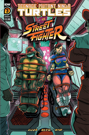 Teenage Mutant Ninja Turtles Vs. Street Fighter #3 Cover A (Medel)