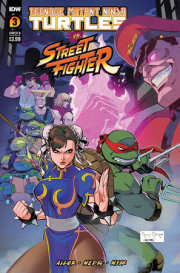 Teenage Mutant Ninja Turtles Vs. Street Fighter #3 Variant B (Brown)