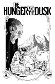 The Hunger and the Dusk #3 Variant RI (25) (Wildgoose B&W) 