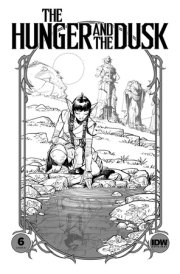 The Hunger and the Dusk #6 Variant RI (25) (Wildgoose B&W)