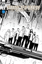 Star Trek: Strange New Worlds--The Scorpius Run #5 Variant RI (10) (Hernandez B&W) 