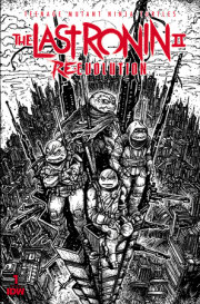 Teenage Mutant Ninja Turtles: The Last Ronin II--Re-Evolution #1 Variant RI (100) (Eastman B&W) 