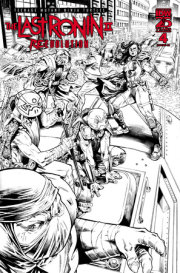 Teenage Mutant Ninja Turtles: The Last Ronin II--Re-Evolution #4 Variant RI (75)  (Escorzas B&W) 