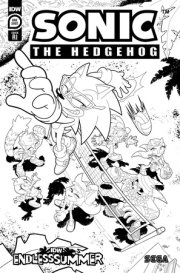 IDW Endless Summer--Sonic the Hedgehog Variant RI (10) (Coloring Book Variant) 