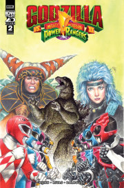 Godzilla Vs. The Mighty Morphin Power Rangers II #2 Variant RI (10) (Su) 