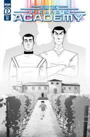 Star Trek: Picard's Academy #2 Variant RI (10) (Boo B&W) 