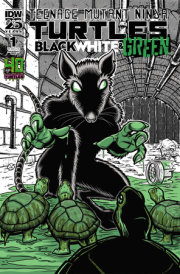Teenage Mutant Ninja Turtles: Black, White, and Green #1 Variant 40th Anniversary (Berger)