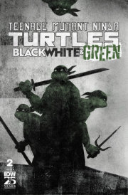 Teenage Mutant Ninja Turtles: Black, White, and Green #2 Variant B (Love) 