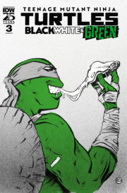 Teenage Mutant Ninja Turtles: Black, White, and Green #3 Variant RI (10) (Pope Foil Variant)