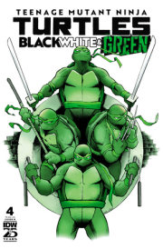 Teenage Mutant Ninja Turtles: Black, White, and Green #4 Variant B (Garbett) 