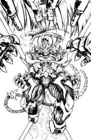 Starship Godzilla: Invasion X [Kai-Sei Era] #4 Variant RI (10) (Ono B&W Full Art) 