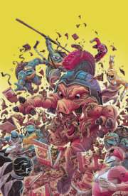 Mighty Morphin Power Rangers/ Teenage Mutant Ninja Turtles III #1 K 1:100 INCV Variant (Full Art, Foil, Stokoe) 