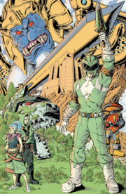 Power Rangers Green #3 F 1:20 INCV Variant (Full Art, Rasmussen) 