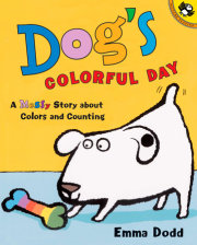 Dog's Colorful Day 