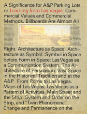 Learning from Las Vegas, facsimile edition 