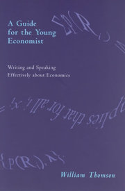 A Guide for the Young Economist 