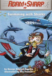 Book cover for Adam Sharp #3: Swimming with Sharks