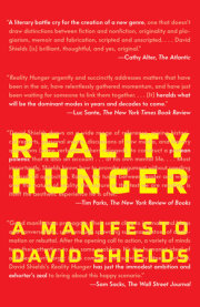 Reality Hunger 