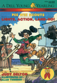 Book cover for Pee Wee Scouts: Lights, Action, Land-Ho!