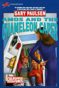 Book cover for AMOS AND THE CHAMELEON CAPER