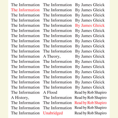 The Information Cover