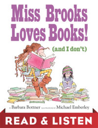 Cover of Miss Brooks Loves Books (And I Don\'t) cover