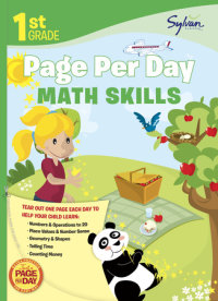 Book cover for 1st Grade Page Per Day: Math Skills