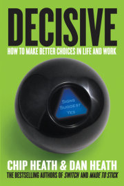 In Decisive, Chip Heath and Dan Heath expose what’s wrong with how we make choices – and offer a clear process for how to do better