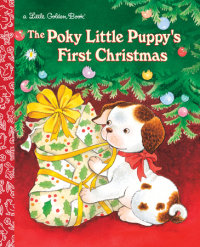 Book cover for The Poky Little Puppy\'s First Christmas