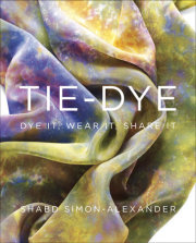 Artist and designer Shabd Simon-Alexander and fabulous tie-dye