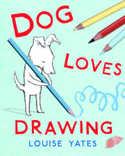 Dog Loves Drawing 