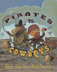 Book cover for Pirates vs. Cowboys