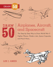 Draw 50 Airplanes, Aircraft, and Spacecraft 