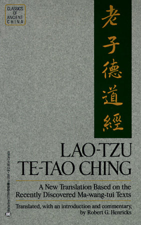 Lao-Tzu: Te-Tao Ching by Robert G.Henricks: 9780345370990