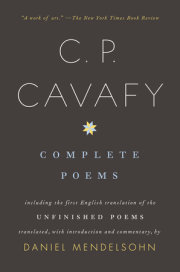 Complete Poems of C. P. Cavafy 