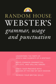 Random House Webster's Grammar, Usage, and Punctuation