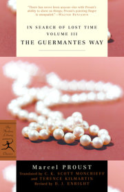 In Search of Lost Time Volume III The Guermantes Way
