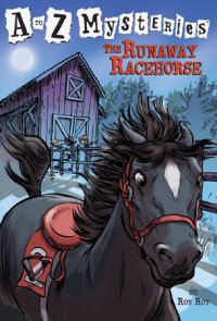 Book cover for A to Z Mysteries: The Runaway Racehorse